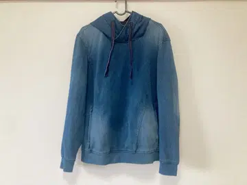 후드티 니콜 후드 부착 데님 후드티 48사이즈 하이웨이 긴팔