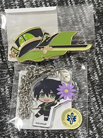 종말의 세라프 dmm 스크래치 유이치로 미니 참 브로치