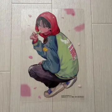 봄의 폭풍과 몬스터 카야군과 꽃놀이 기분 클리어 책받침 & 클리어 파일