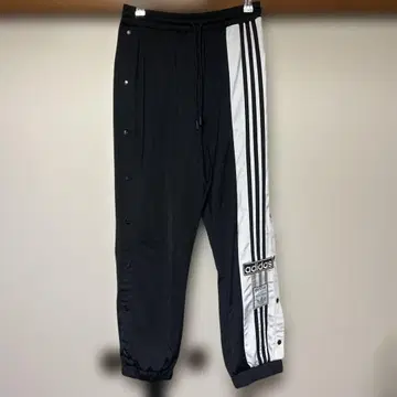 adidas 아디다스 트랙 팬츠 버튼 저지 블랙 와이드