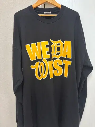 WE DA WEST 그래픽 긴팔 티셔츠 westcoast
