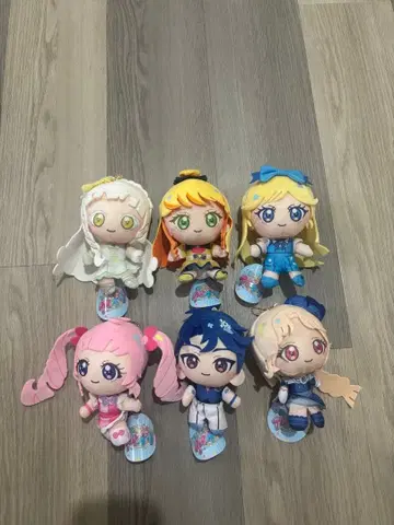 비밀의 아이프리 봉제 인형 마스코트 6개 세트