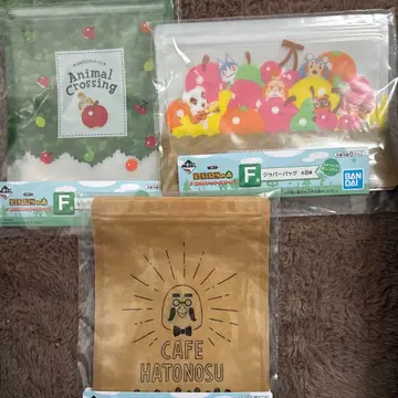 모여봐요 동물의 숲 모동숲 제일복권 지퍼백 F상