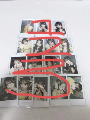 cutie street 후루사와 리사 폴라로이드 묶음 판매