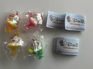 모치냐미 스이~츠 피규어 가챠가챠 4개