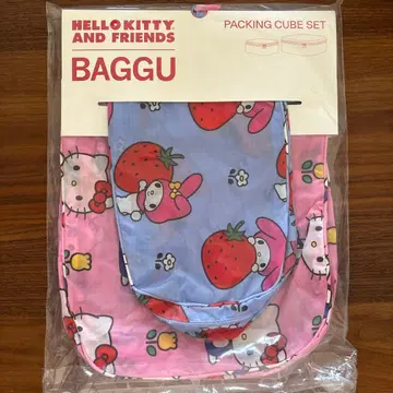 BAGGU 바구 포장 큐브 세트 산리오 키티 미개봉 새상품
