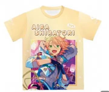 앙스타 시라토리 아이라 풀 그래픽 풀 그래픽 티셔츠 풀 그래픽 티셔츠