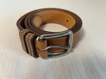 BREUER 벨트 천연 가죽 브라운 프랑스제 85/34 남성용 가죽