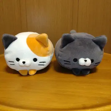 말랑말랑! 동글동글 냥코 삼색 고양이 검정