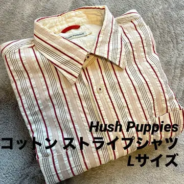 Hush Puppies 코튼 스트라이프 셔츠 L 사이즈