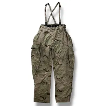 US ARMY 케미컬 프로텍티브 오버 팬츠 데저트 카모 서스펜더