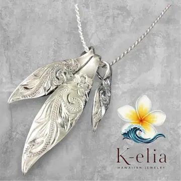 하와이안 주얼리 쓰리 리프 탑