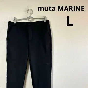 muta 무타 골프 팬츠 저지 슬랙스 팬츠 로고 L