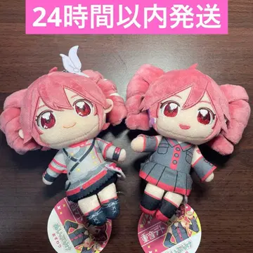 카사네 테토 누이프리케 오스와리 마스코트 봉제 인형 2종 세트