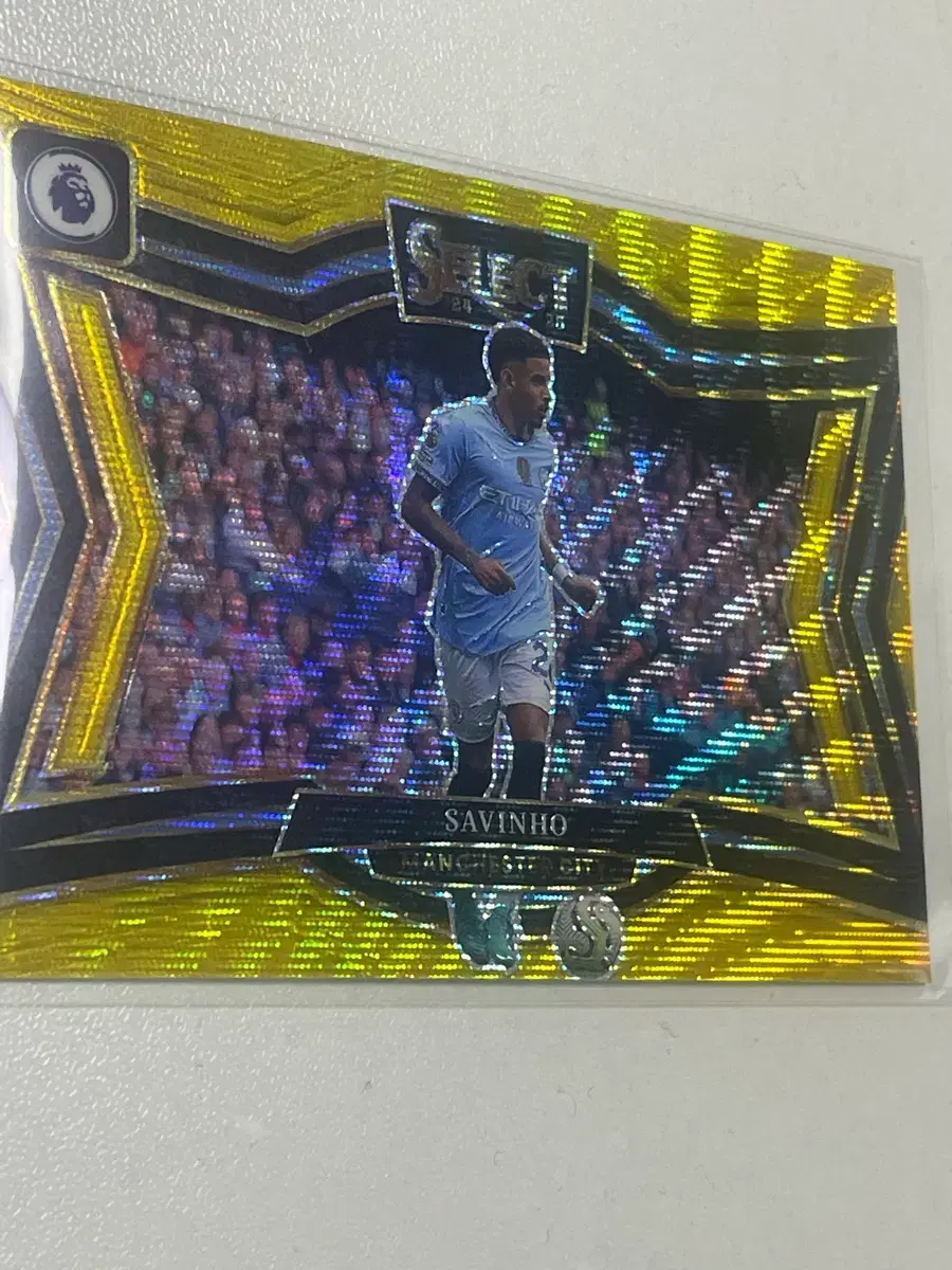 Select Savinho EPL 축구 카드 골드