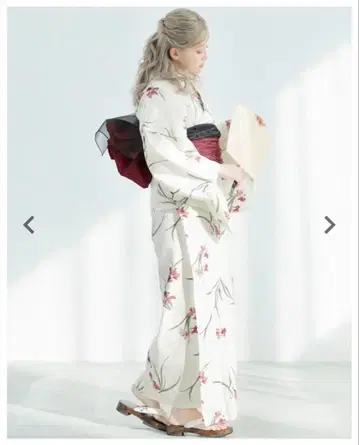 dita 유카타 5점 세트 물풀과 금붕어 놀이