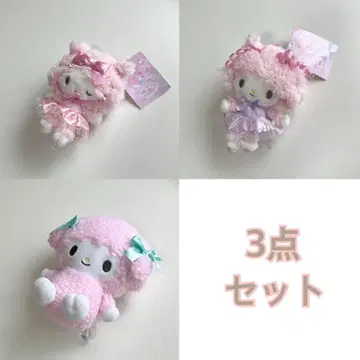 산리오 마이 스위트 피아노 드리미 디자인 마스코트 홀더 세트