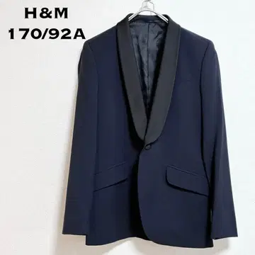[ 새상품급 ] H&M 네이비 턱시도 자켓 포멀 결혼식 170/92A