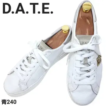 데이트 새상품급 천연 가죽 가죽 로우컷 글리터 25.5cm