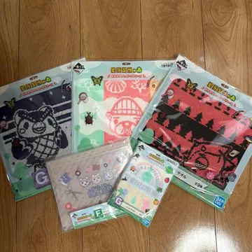 동물의 숲 제일복권 F, G상 5종 세트