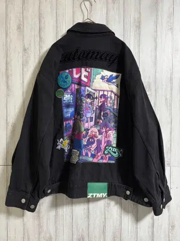 ZUTOMAYO 계속 한밤중이면 좋을 텐데 오버 사이즈 데님 자켓 새상품