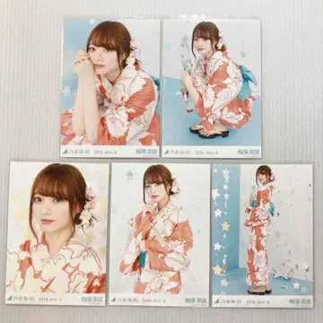 우메자와 미나미 유카타 2018 컴프 노기자카46 브로마이드