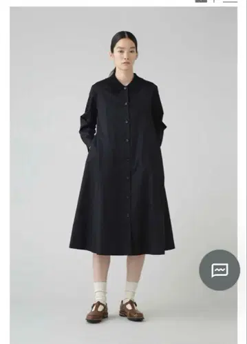 MARGARET HOWELL 워시드 코튼 새틴 원피스 1