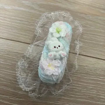 kikisquishy 몽환룩 벚꽃 토끼 스틱 케이크 스퀴즈