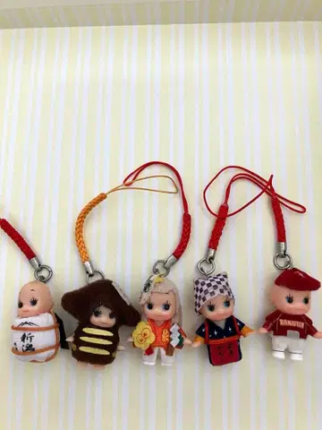 지역 한정판 큐피 스트랩 5개 세트