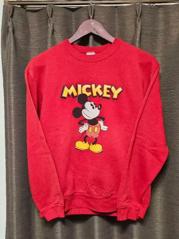 Disney 미키 스웨트 구제 의류 USA제 VELVA SHEEN