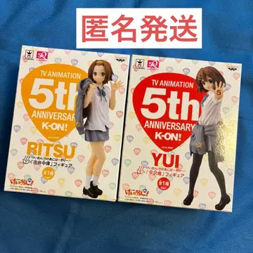 케이온! 히라사와 유이 타이나카 리츠 피규어 5th 애니버서리