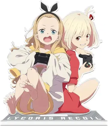 리코리스 리코일 아크릴 캐릭터 스탠드 피규어 치사토 & 쿠루미