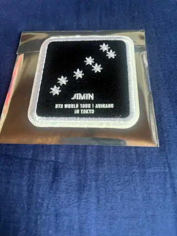 BTS ARIRANG 월드 투어 굿즈 JIMIN 와펜 지민