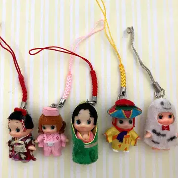 지역 한정판 큐피 스트랩 5개 세트