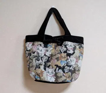 마리 캣 고블랑 직조 토트백