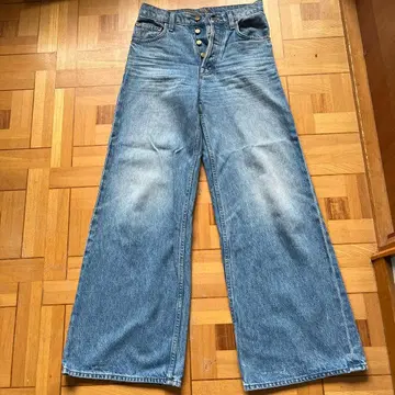 Mother Snacks! 청바지 The Mid Rise 블루