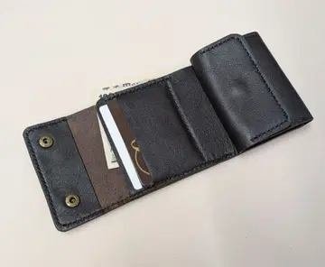 3단 폴더형 지갑/컴팩트 지갑/천연 가죽/소가죽/가죽 공예