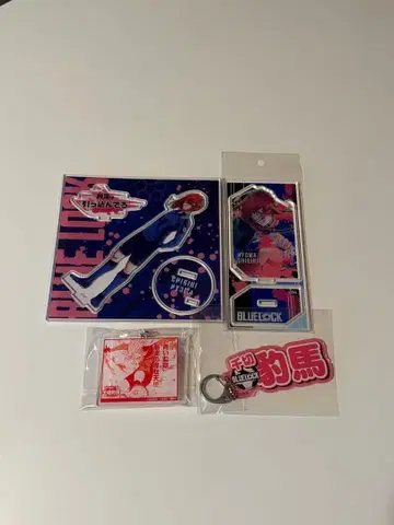 블루 록 치기리 효마 아크릴 키링 세트