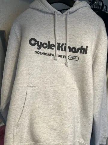Cycle Kinashi 그레이 후드티