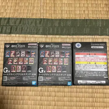 제일복권 원피스 카드 미개봉 아크릴 스탠드 9개