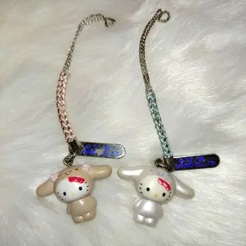 레어 키티 카부린보 시나모롤 모카 콜라보 마스코트 한정판