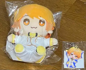 앰프턱 컬러즈 아키 3주년 봉제 인형 & 아크릴 키링 세트