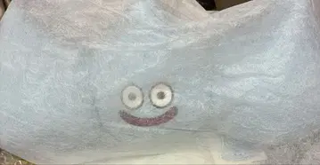 [ 새상품 ] 젤라피케 드래곤 퀘스트 슬라임 발 필로우 봉제 인형