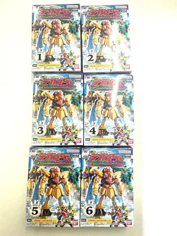 미니프라 넘버원 합체 시리즈 02 테가소드 전 6종