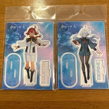 기동전사 건담 수성의 마녀 미오리네 슬레타 아크릴 스탠드 2체 세트