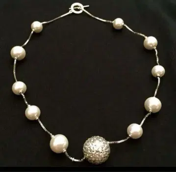 반돔 x JUNKO SHIMADA 펄 목걸이 미사용 새상품