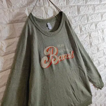 70s풍 레트로 트레이닝복 밴드 사우스올 XL 모스그린