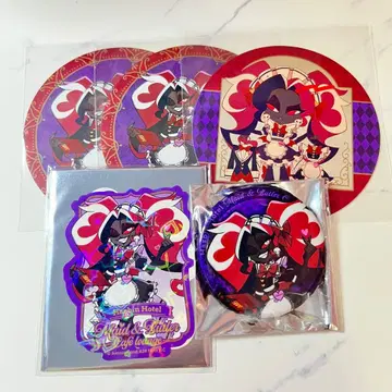 해즈빈 호텔 애니메이트 카페 벨벳 굿즈 세트