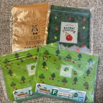 동물의 숲 제일복권 F상 지퍼 백