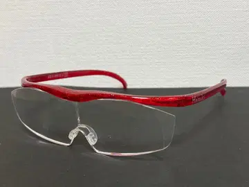 Hazuki 하즈키 루페 라지 1.6배 클리어 렌즈 빨간색